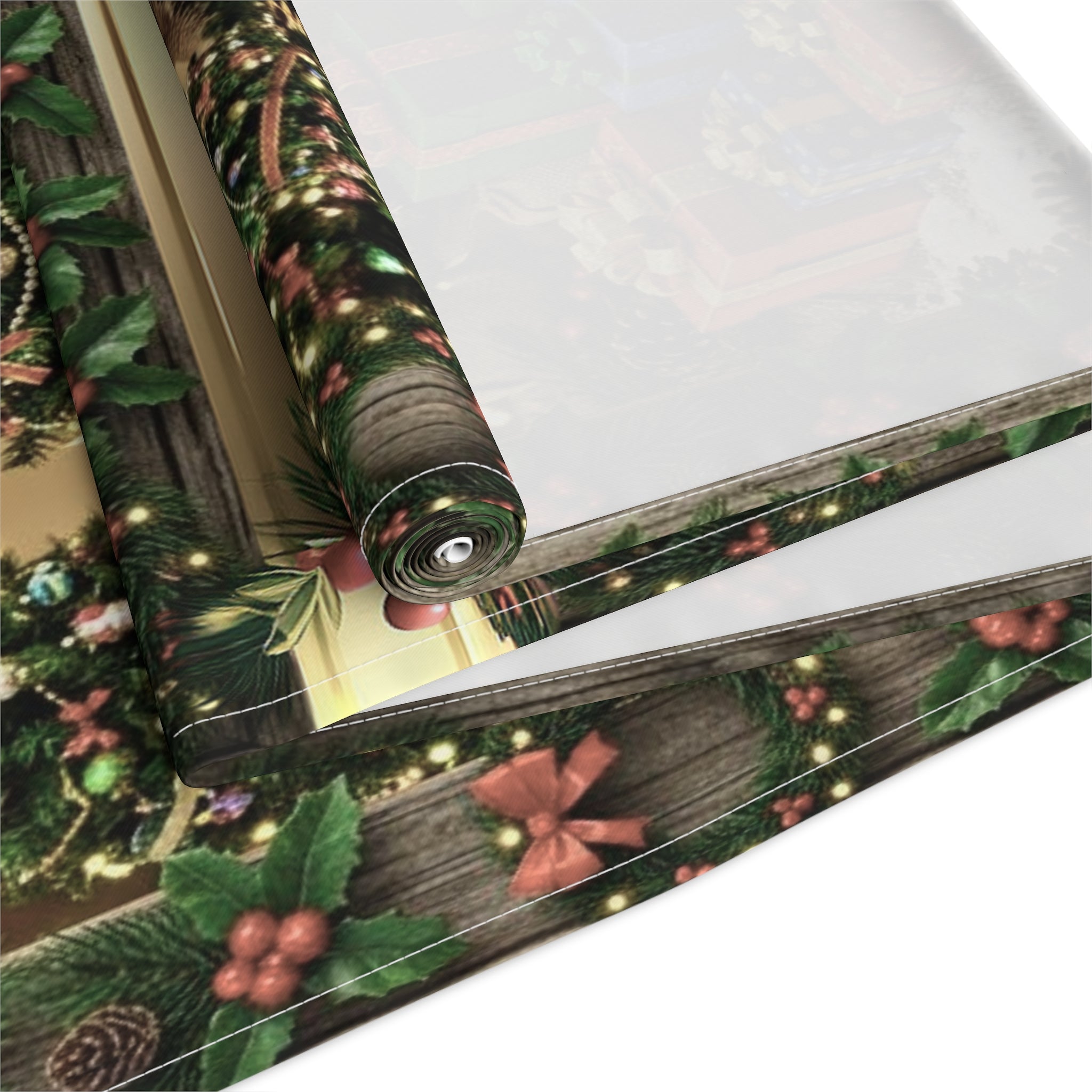 Christmas Tree Table Runner | Holiday Dining Decor
