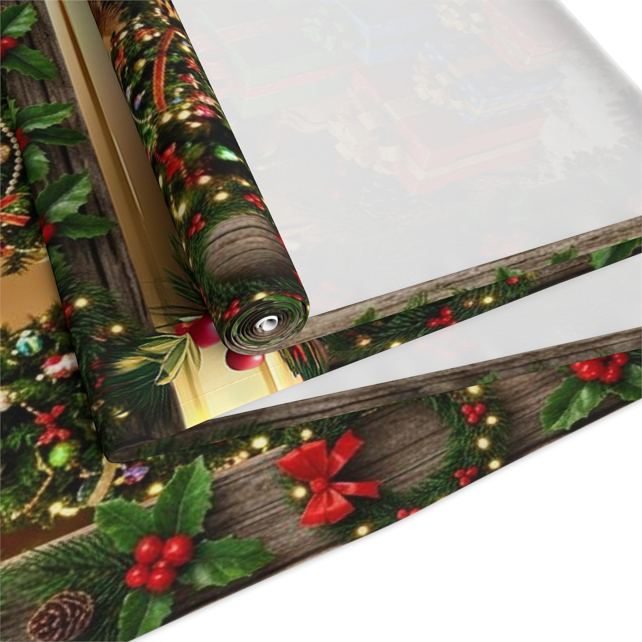 Christmas Tree Table Runner | Holiday Dining Decor