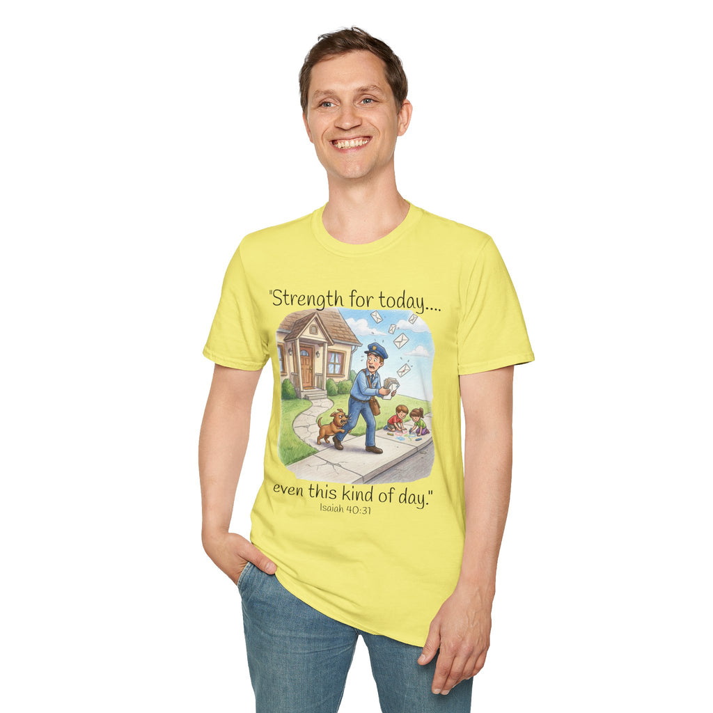 T-Shirt Postal Mail Carrier / Vintage Mailman Illustration Tee