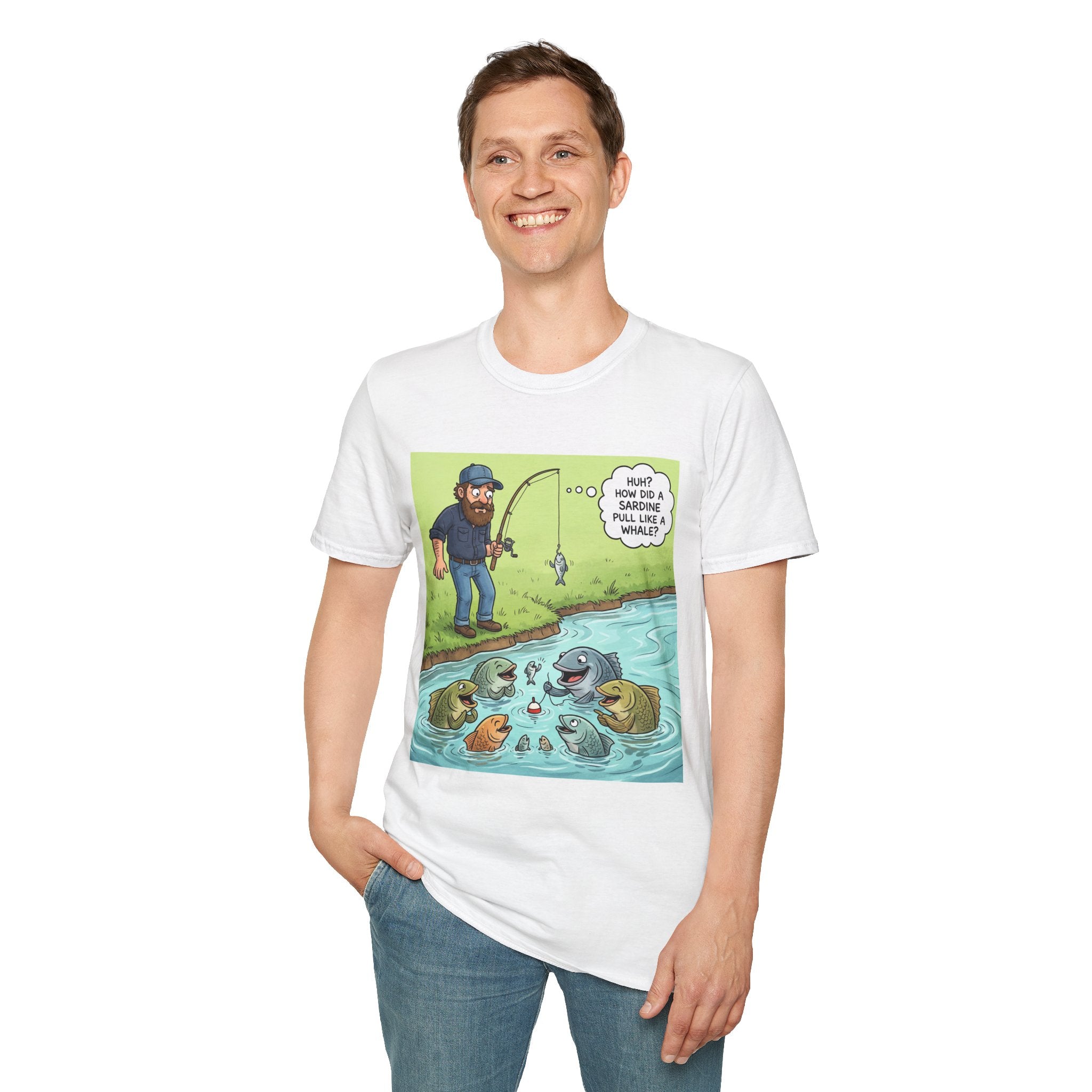 T-Shirt/Fishing Bass Cartoon | Funny Lure, Pond Fish