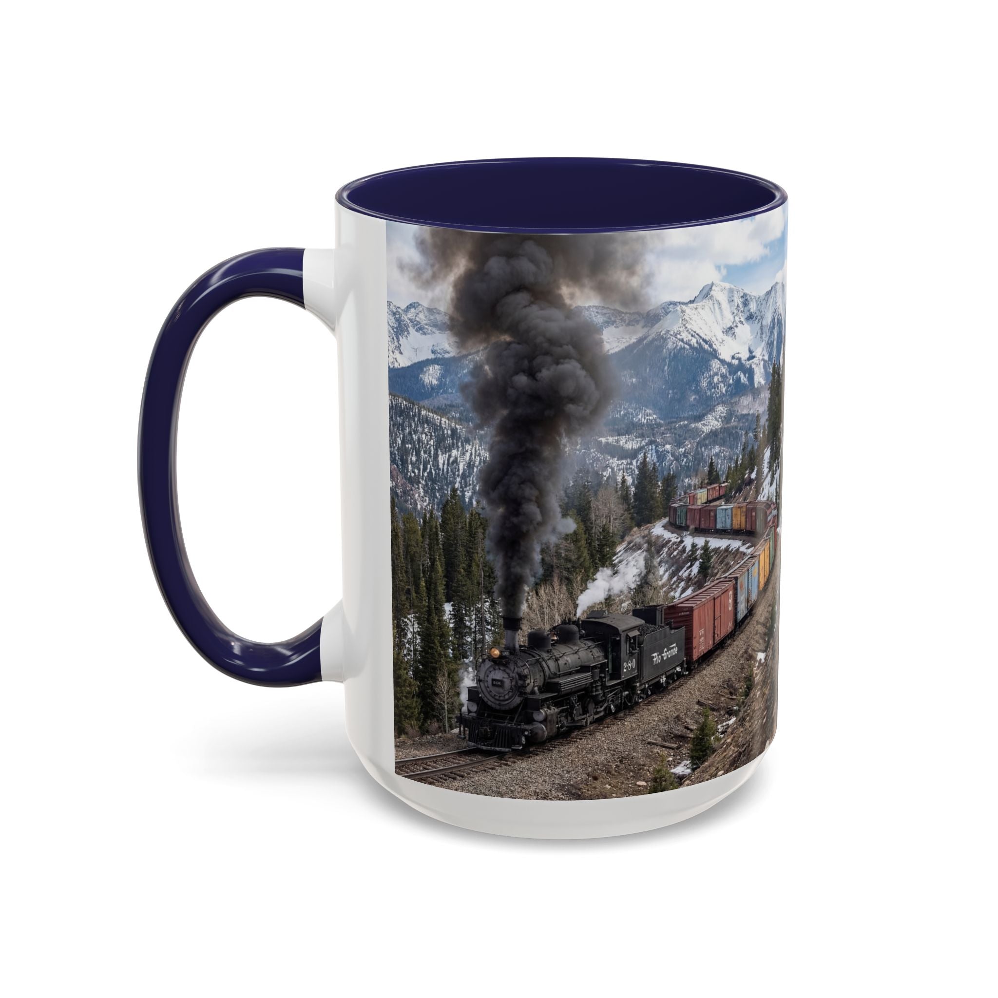 Accent Coffee Mug (11, 15oz)/Steam Train