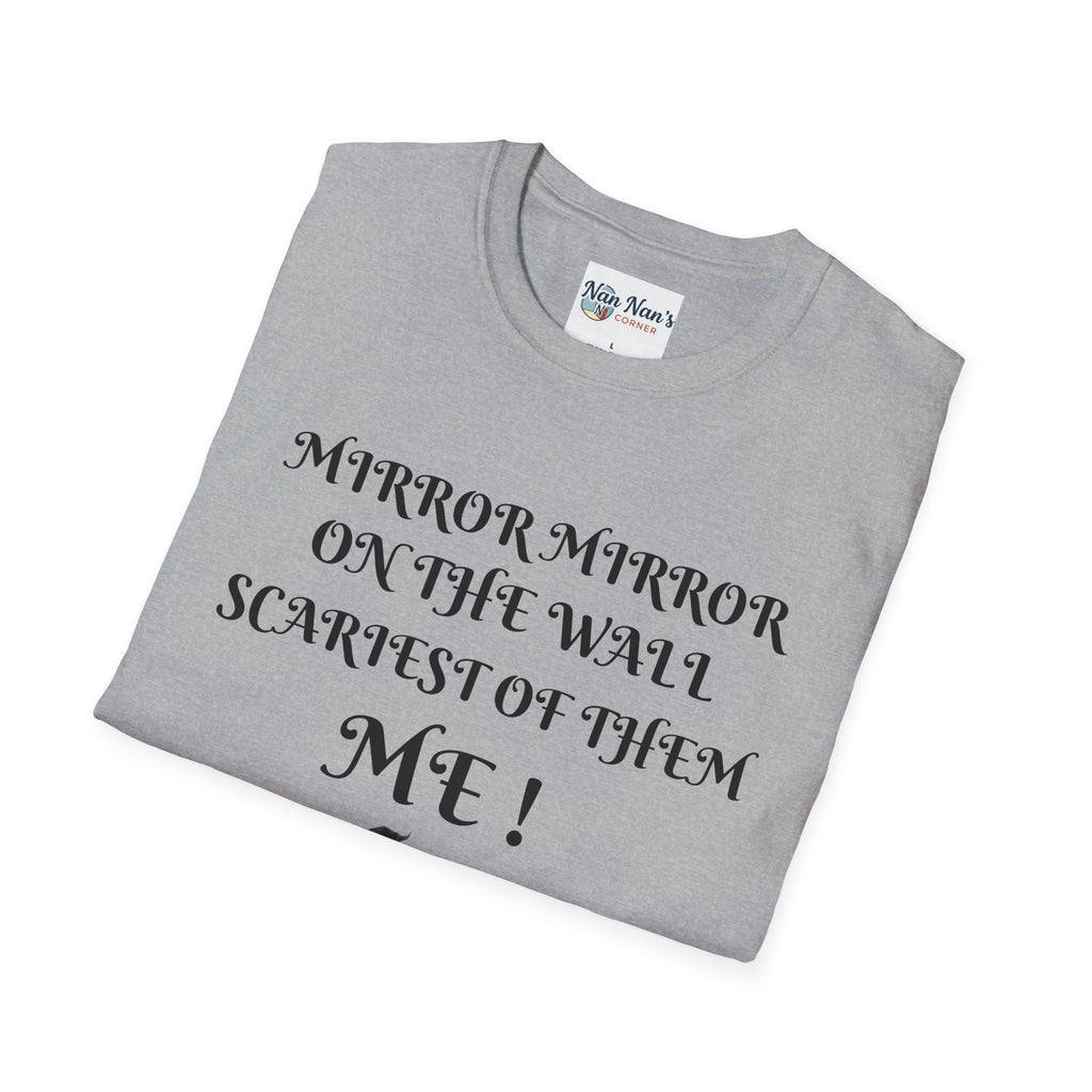 Mirror Mirror on the Wall Witch Illustration T-Shirt