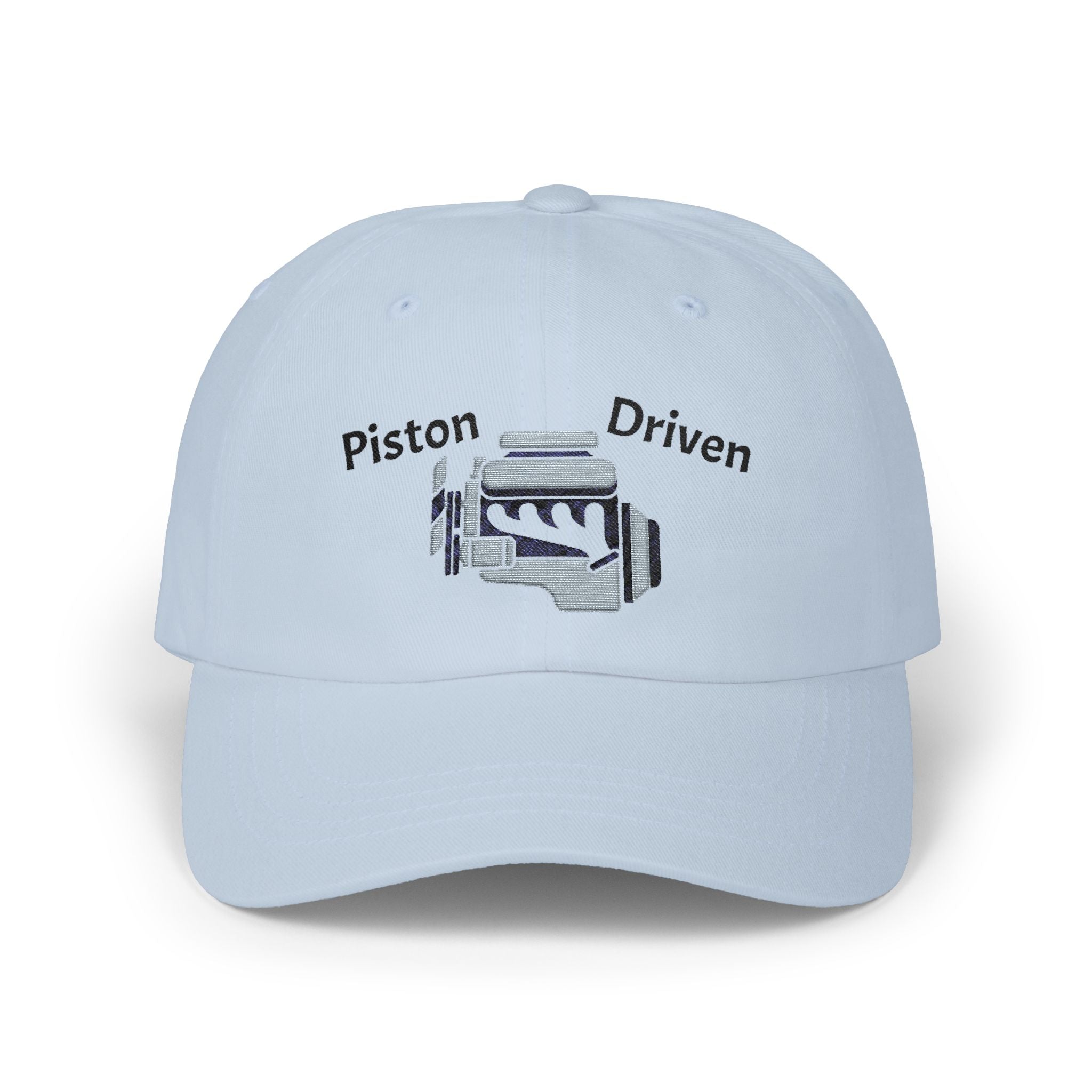 Piston Driven Engine Illustration Dad Cap | Embroidered Car Hat