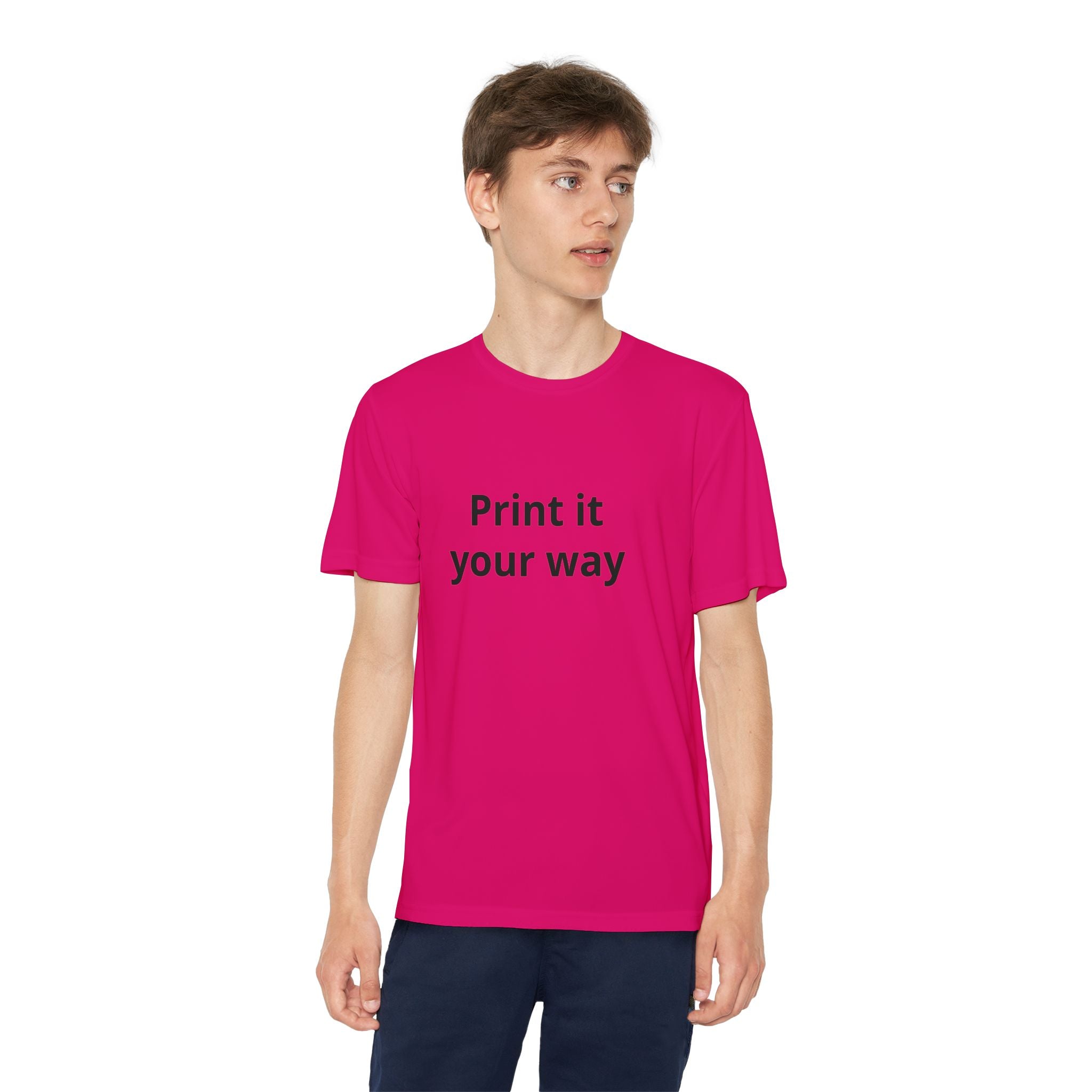 Print it your way Tee | Customizable Youth T-Shirt, Plain White Kids Tee