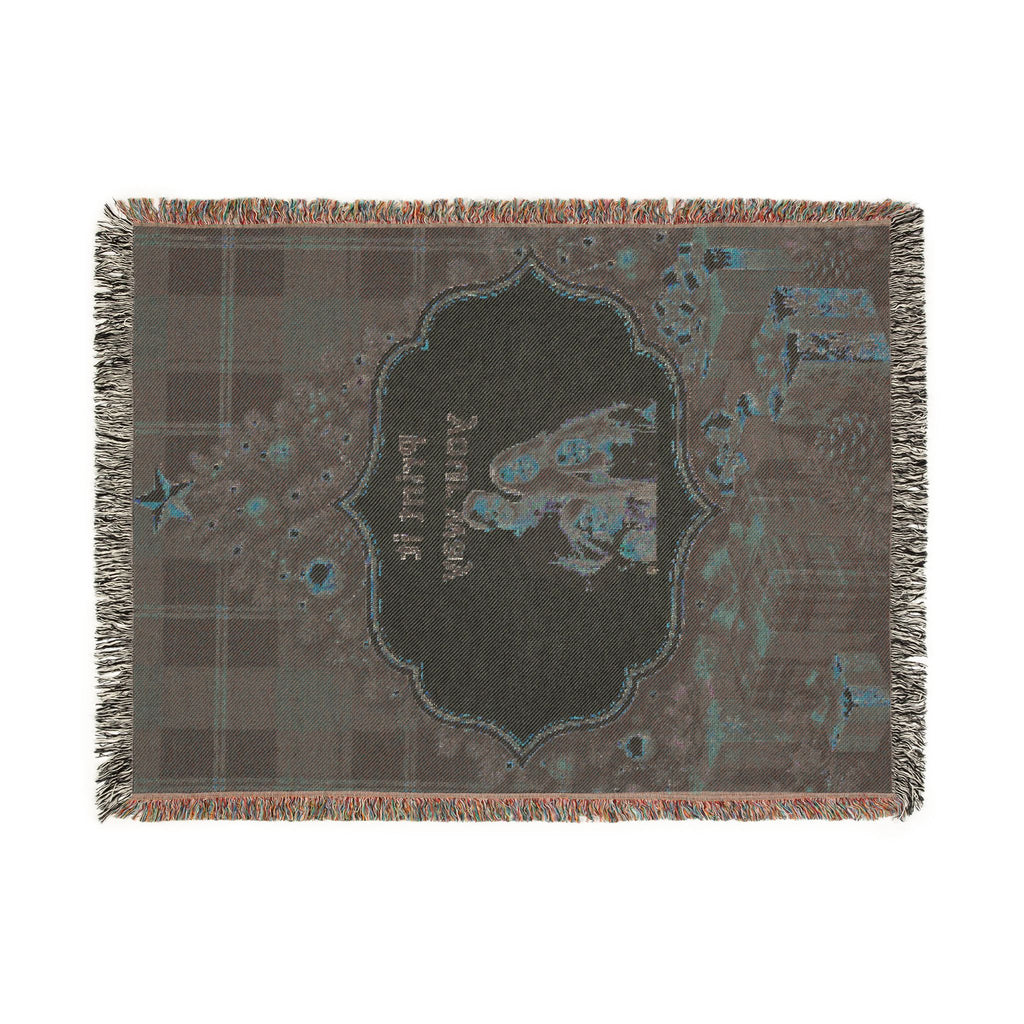 Personalized Christmas Photo Woven Blanket - Custom Family Throw