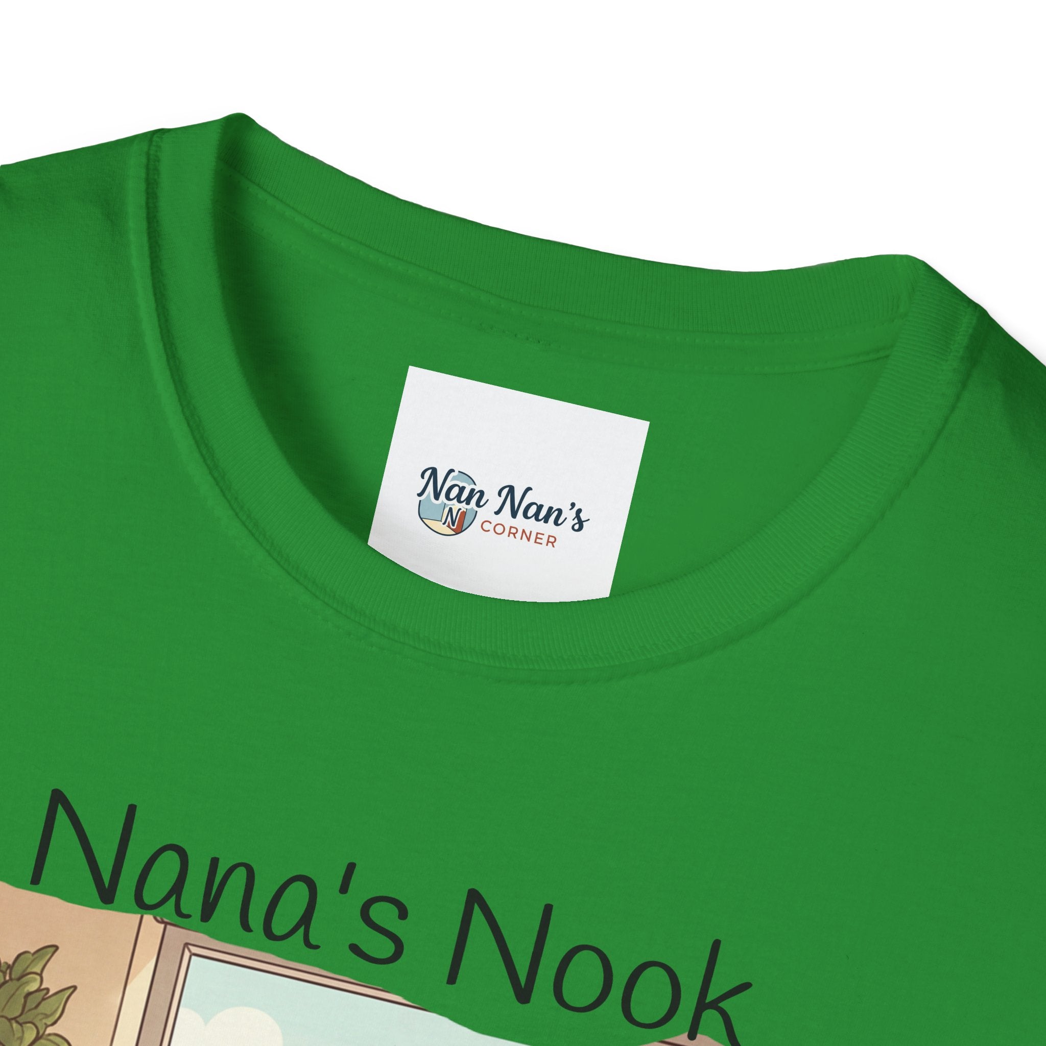 T-Shirt / "Nana's Nook: My Manager Has Whiskers" Cozy Grandma Cat Lover Tee