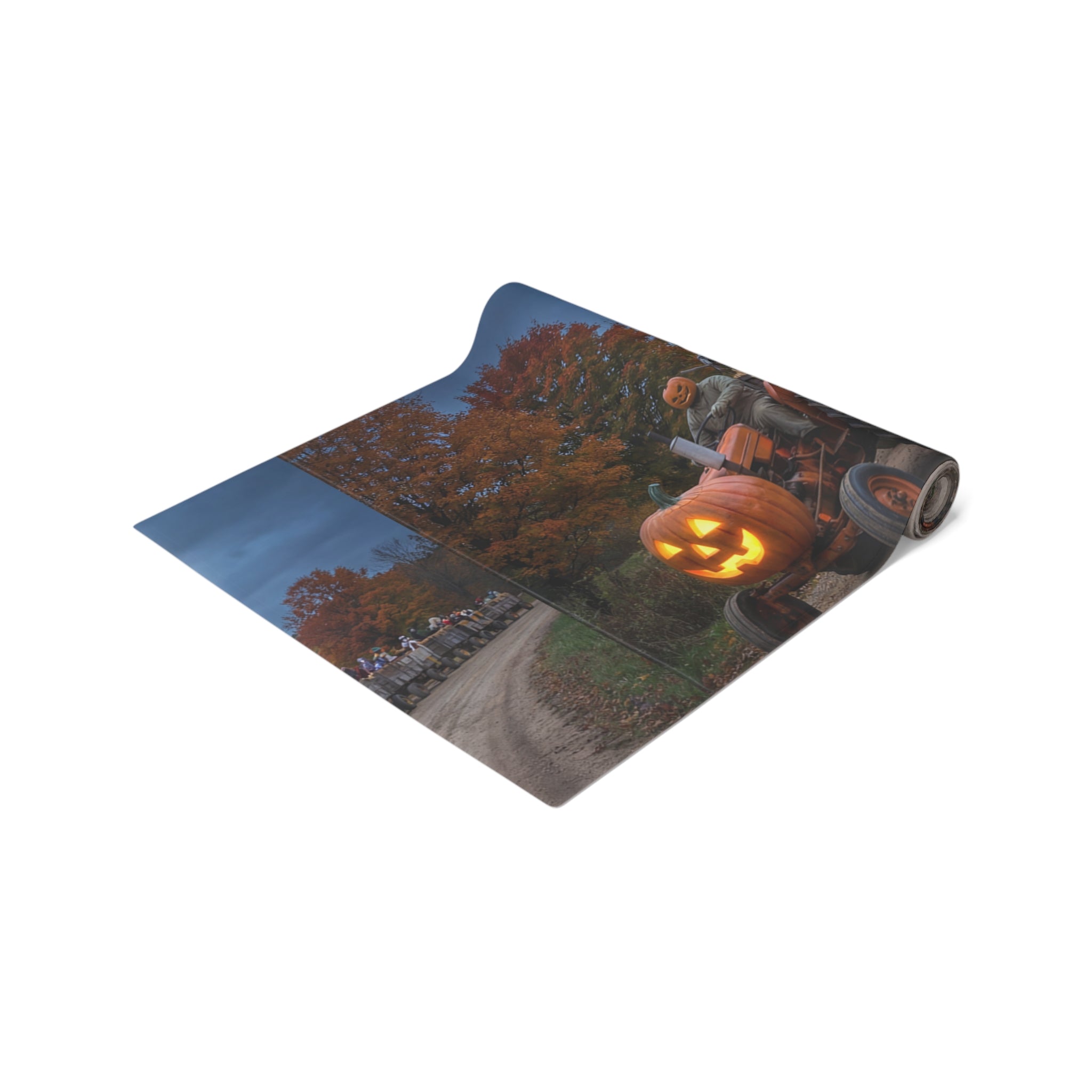Halloween Pumpkin & Full Moon Table Runner