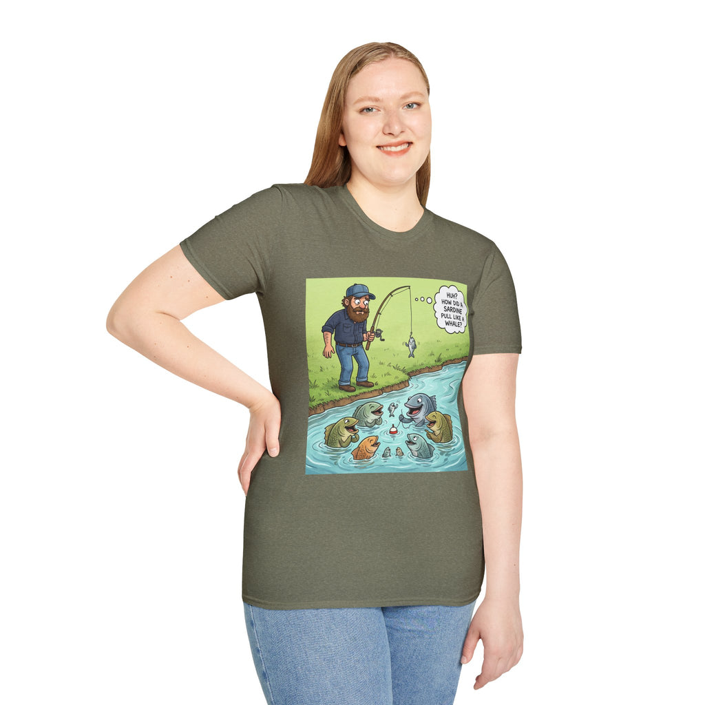 T-Shirt/Fishing Bass Cartoon | Funny Lure, Pond Fish