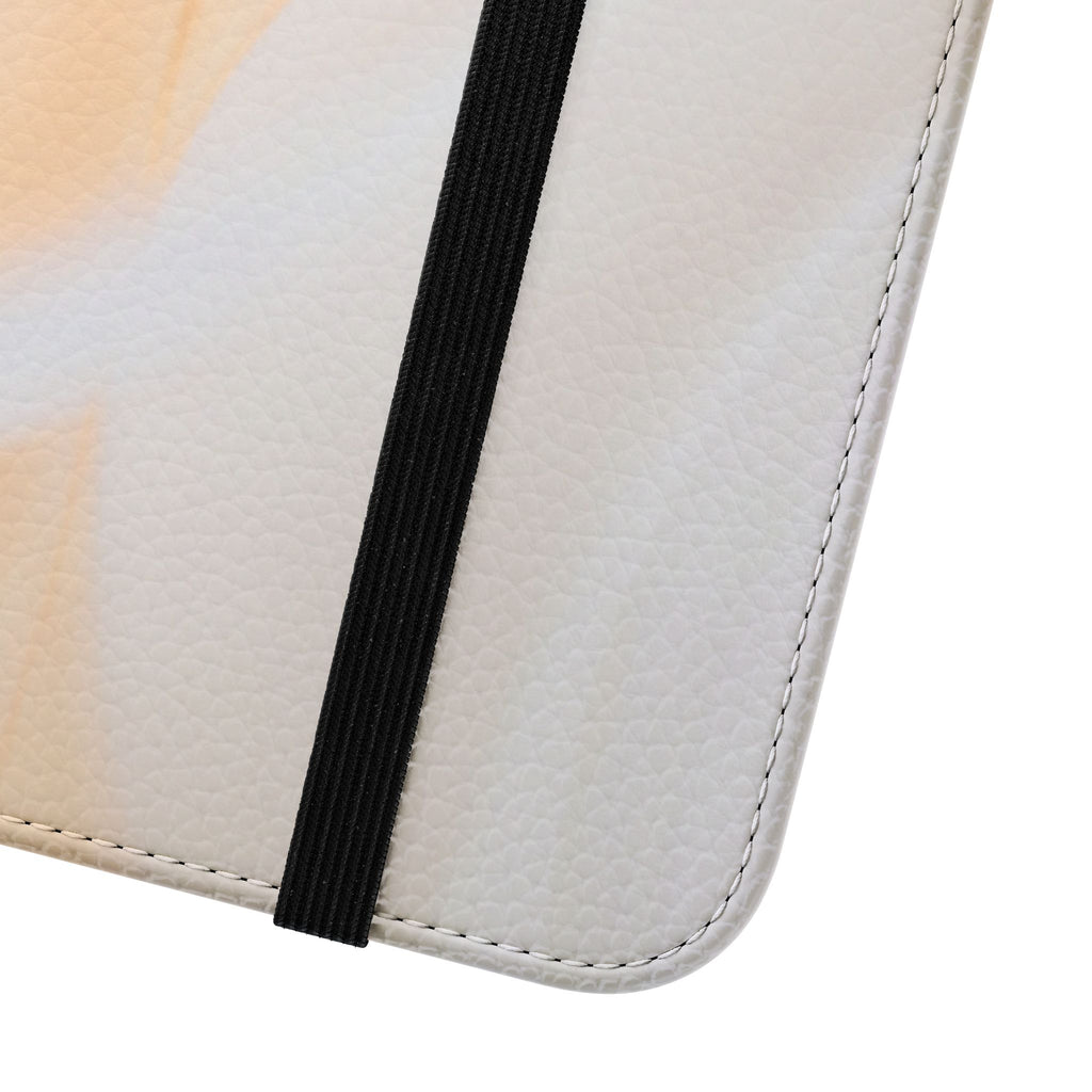 Pastel Marble Flip Case / Soft Watercolor Phone Wallet Cover with Card Slots