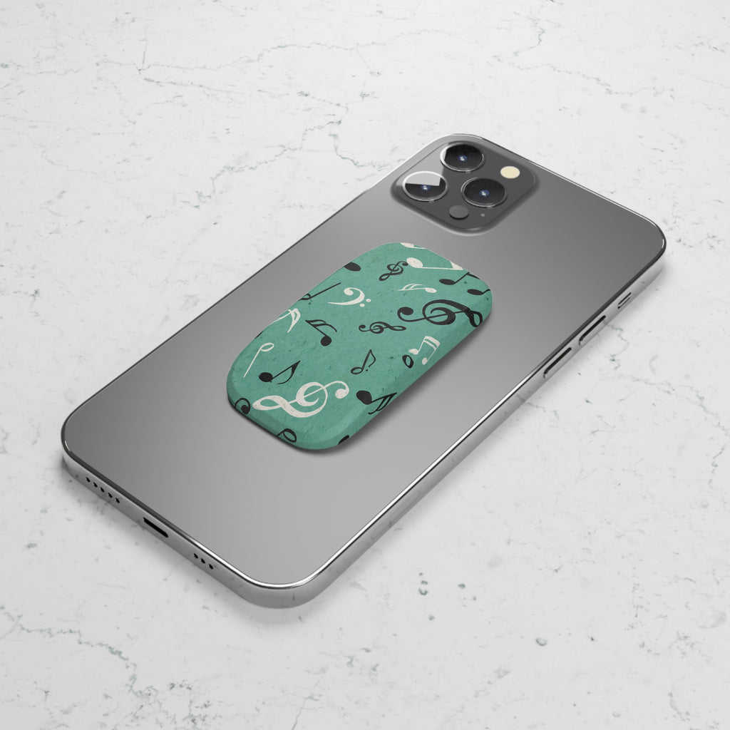 Musical Notes Phone Grip | Click-On Phone Grip