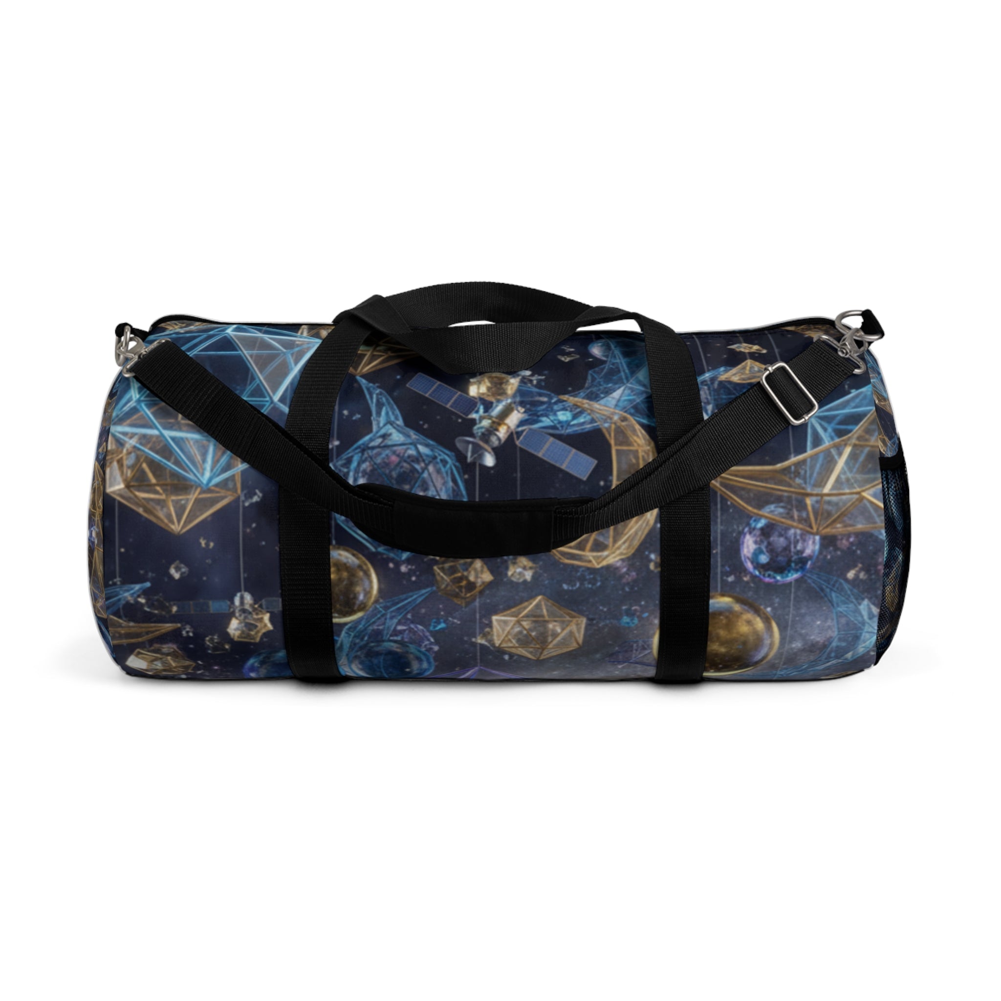 Duffle Bag Celestial Gems/ Moon and Crystal Pattern Travel Bag