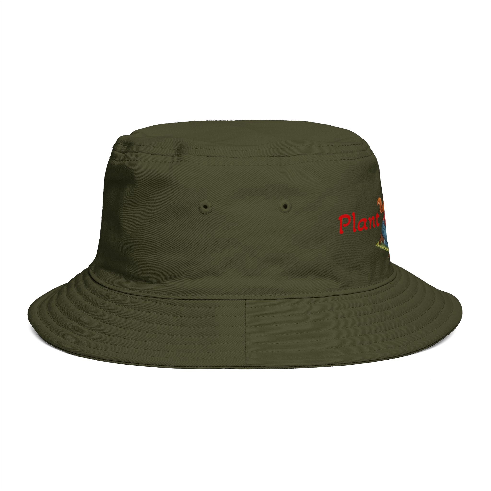Plant Lady bucket hat | lady planting flowers floral gardening design