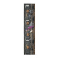 Haunted Library Table Runner | Shadowed Books, Vintage Bottles & Gothic Scene – Halloween Decor