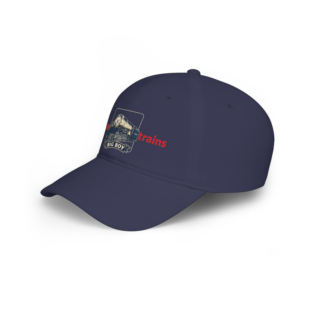 I Love Trains Big Boy Locomotive Low Profile Baseball Cap