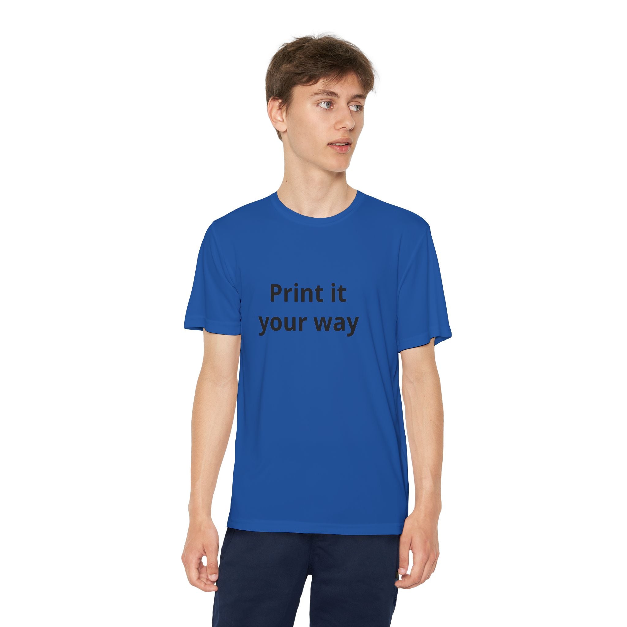Customizable Plain White Kids T-Shirt – Youth Cotton Tee for DIY Printing