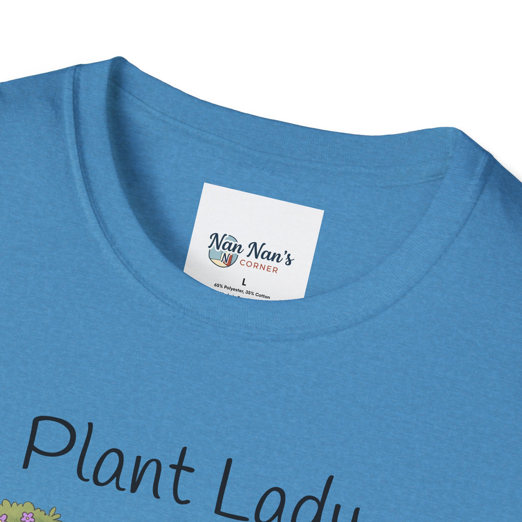 Plant Lady Gardening Unisex Graphic T-Shirt – Funny Plant Mom Cotton Tee