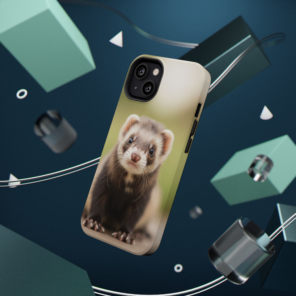 Cute Ferret Portrait Phone Case