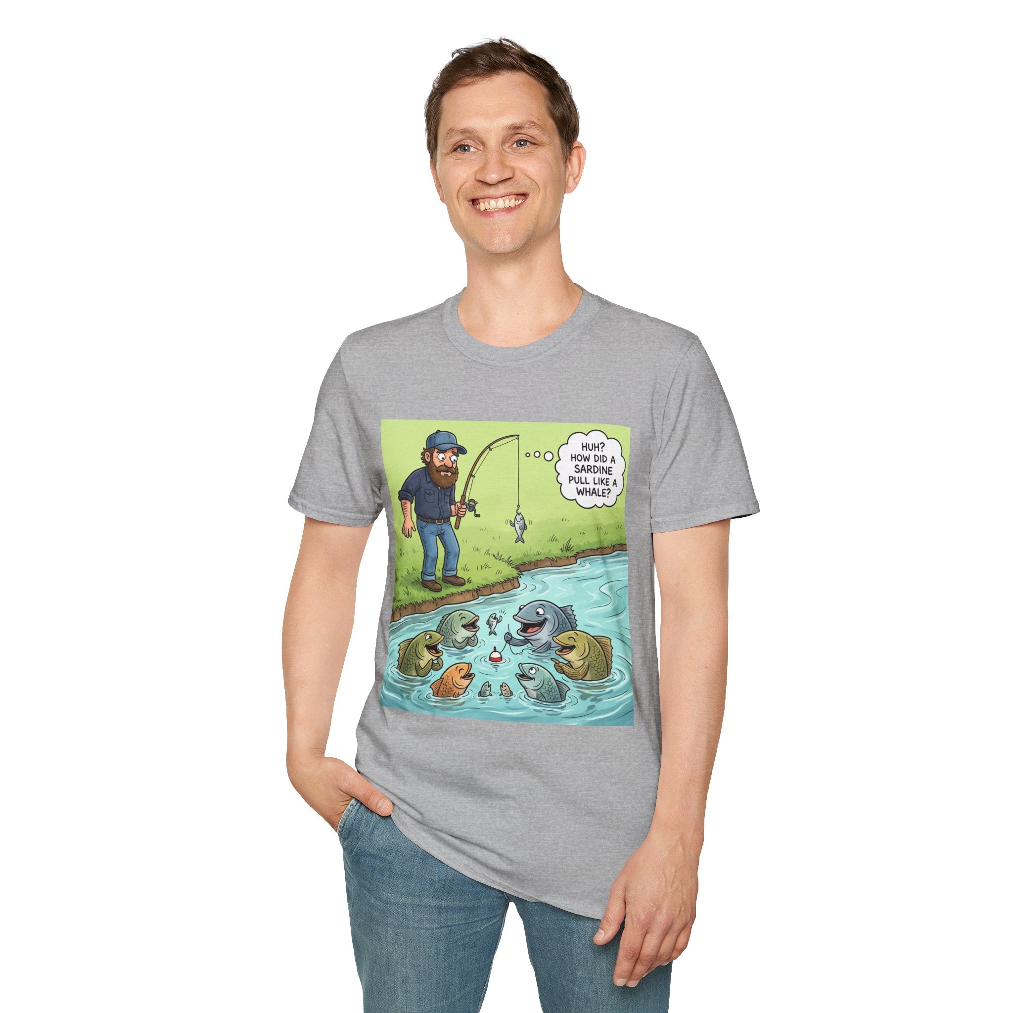T-Shirt/Fishing Bass Cartoon | Funny Lure, Pond Fish