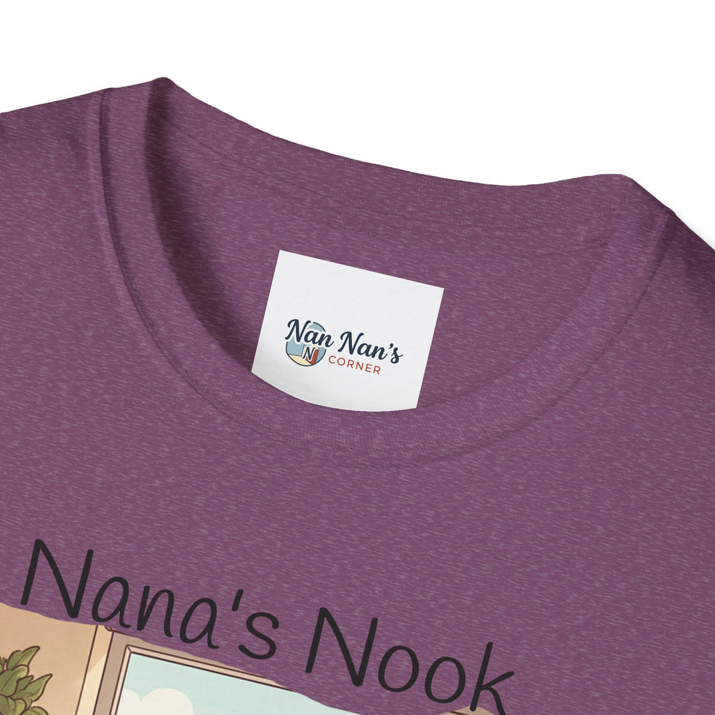 T-Shirt / "Nana's Nook: My Manager Has Whiskers" Cozy Grandma Cat Lover Tee