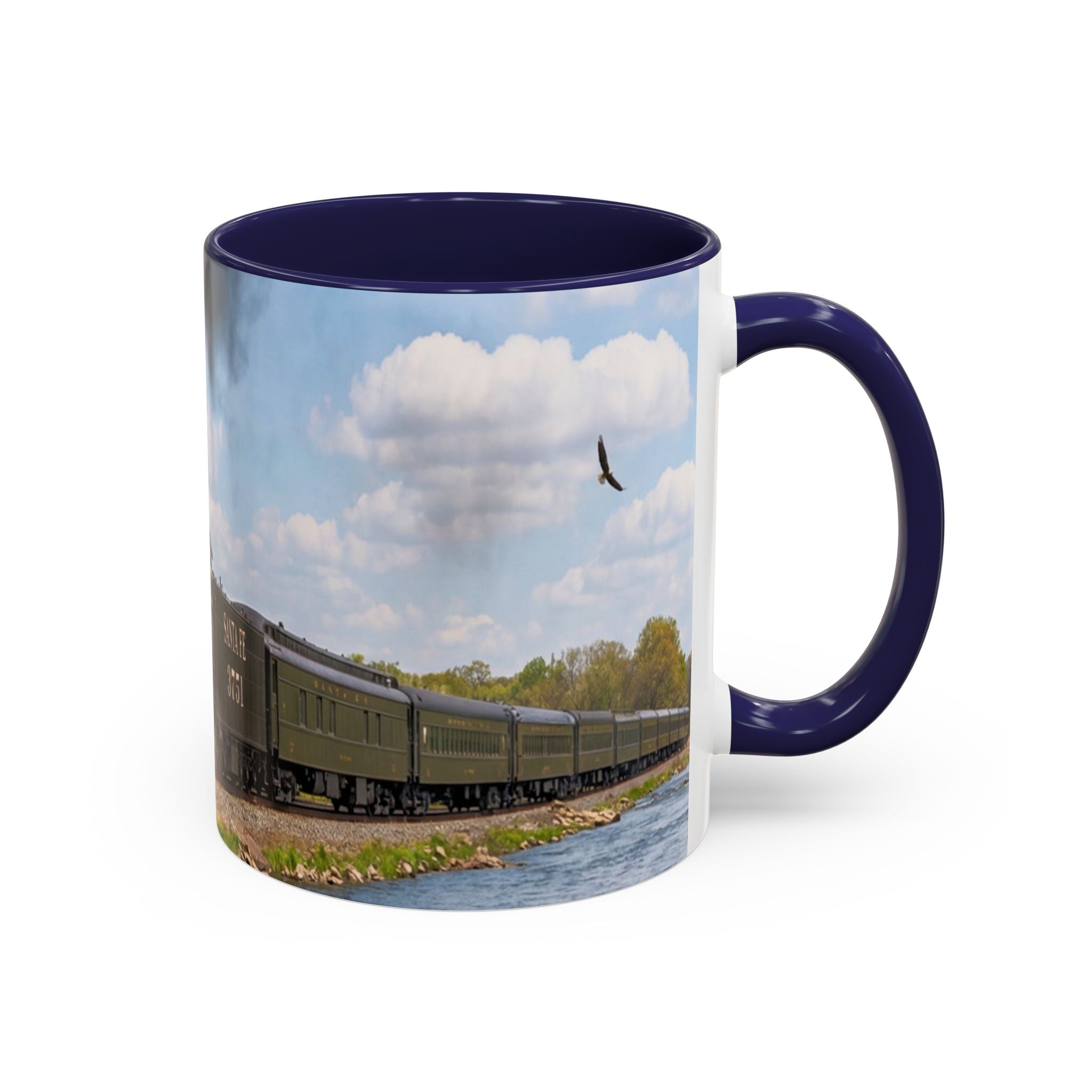 Vintage Steam Locomotive Mug | Accent Coffee Mug 11oz 15oz