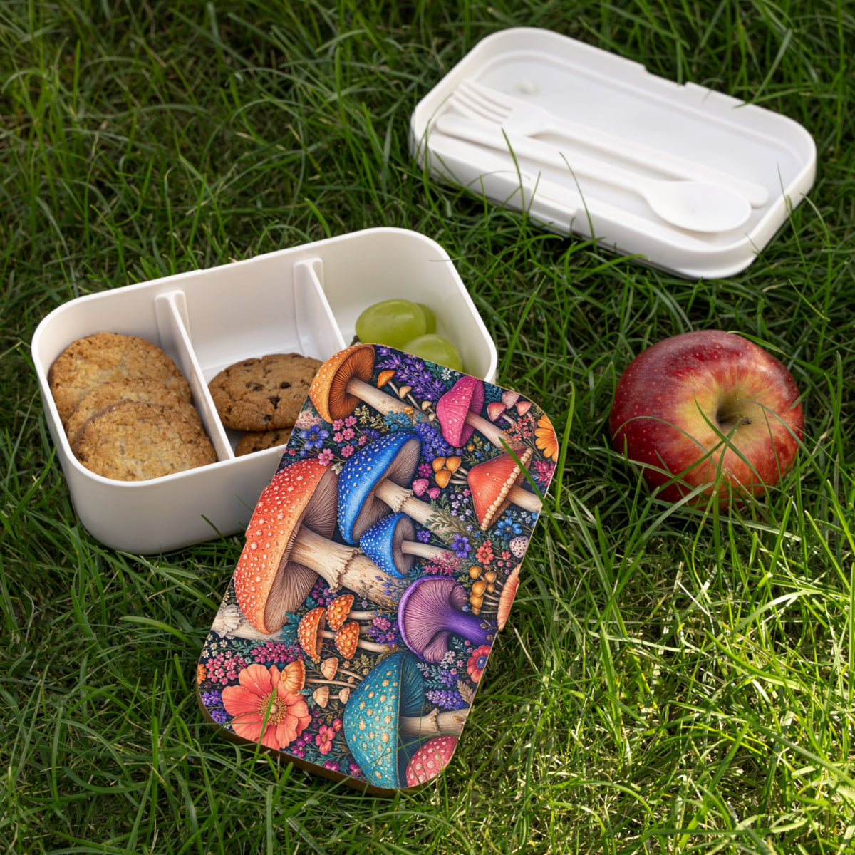 Colorful Mushroom Bento Lunch Box