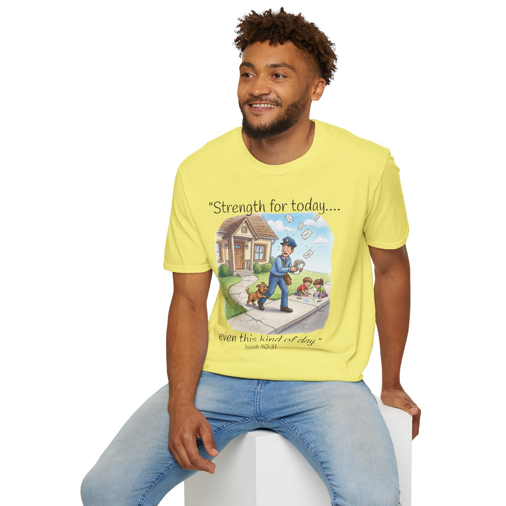 T-Shirt Postal Mail Carrier / Vintage Mailman Illustration Tee