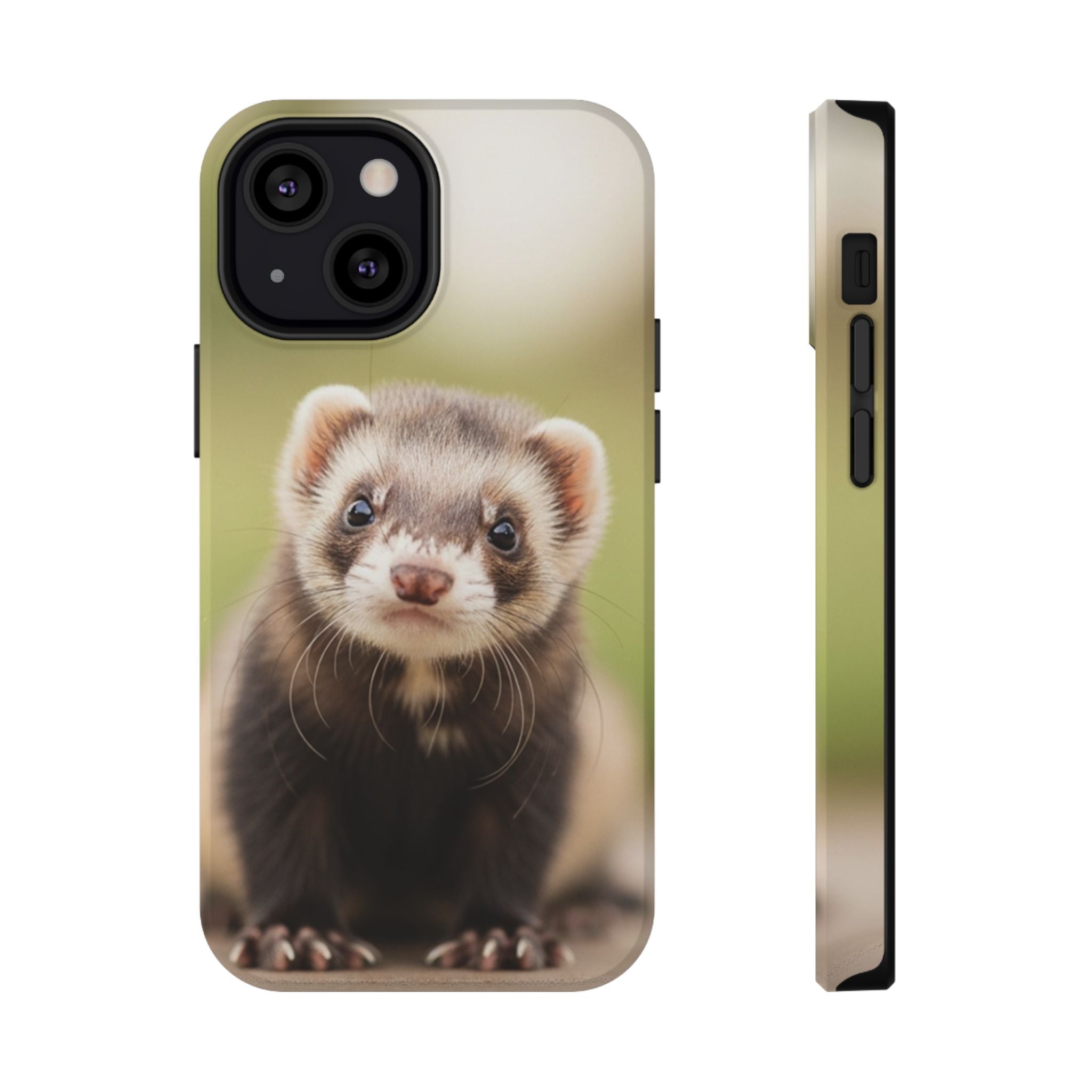 Cute Ferret Portrait Phone Case