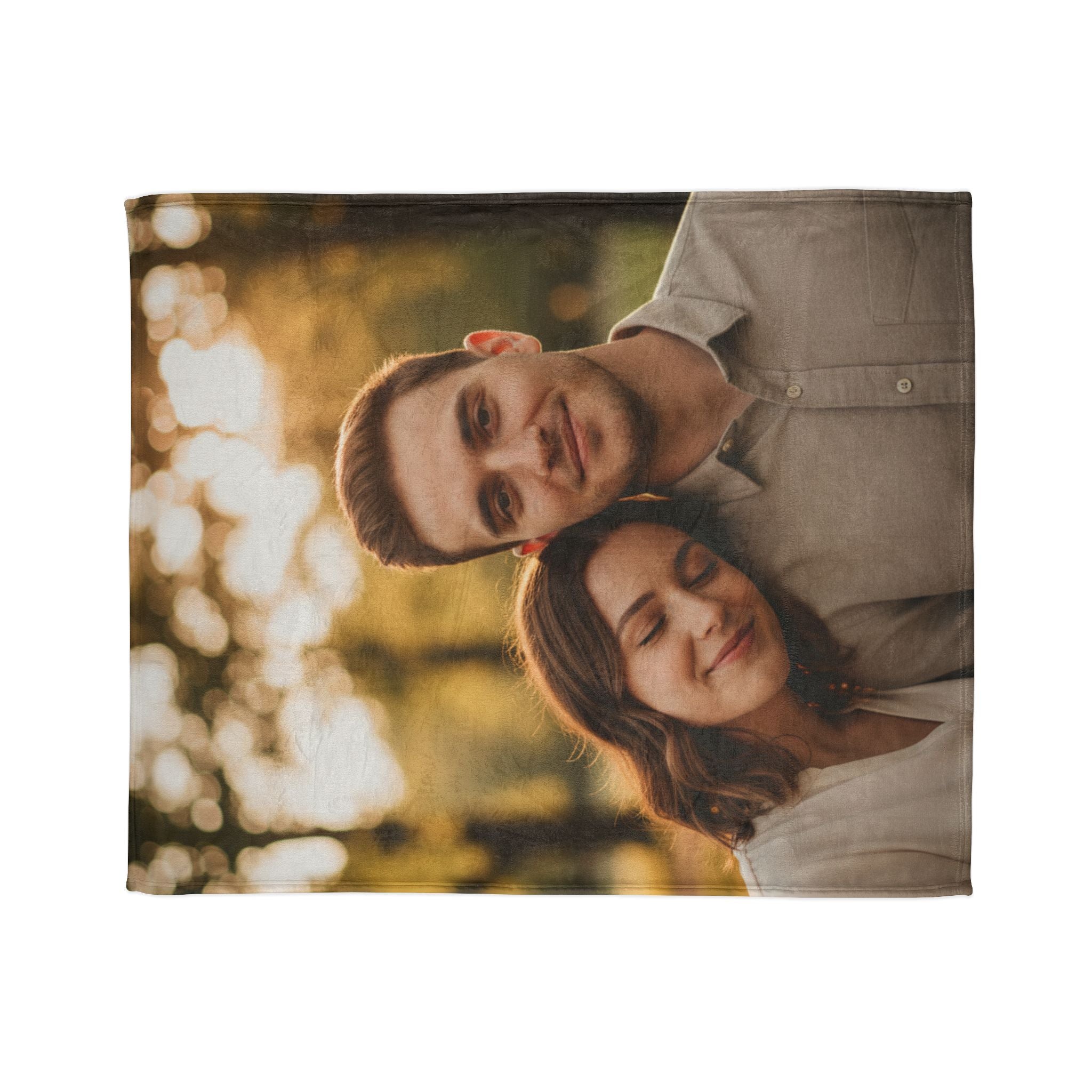 Photo Blanket / Personalized Soft Polyester Photo Throw, Custom Memory Gift