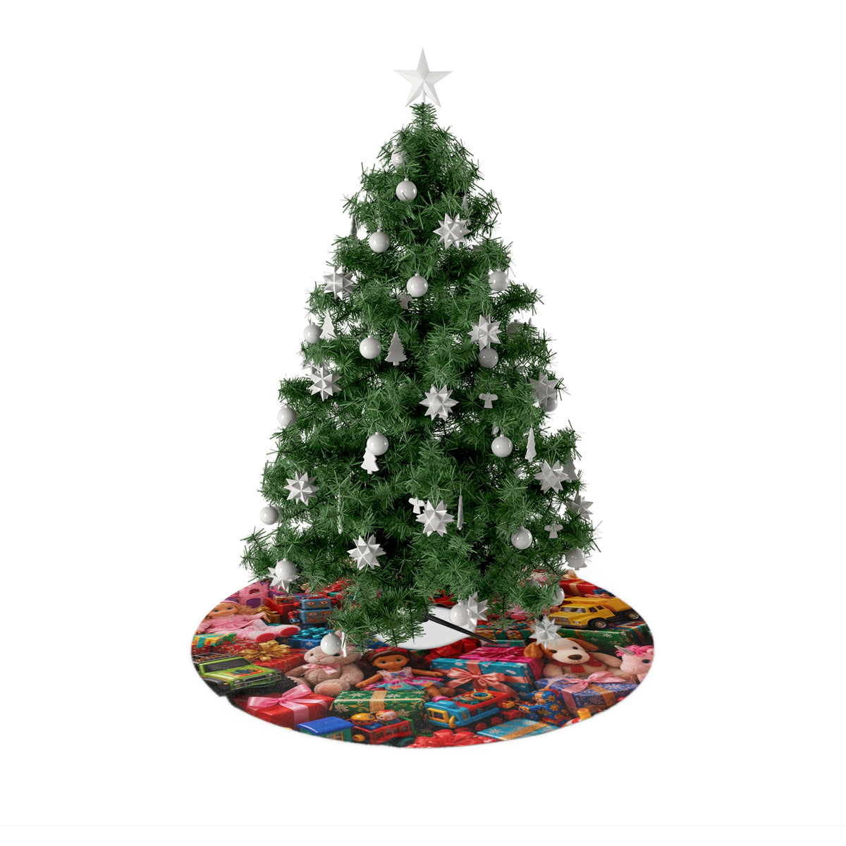 Toy Pile Christmas Tree Skirt - Presents & Toys
