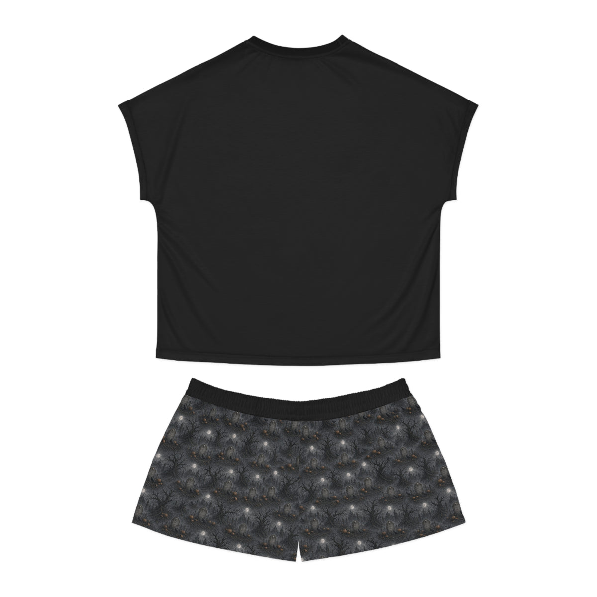 Rest in Darkness Tombstone Pajama Set | Halloween Sleepwear