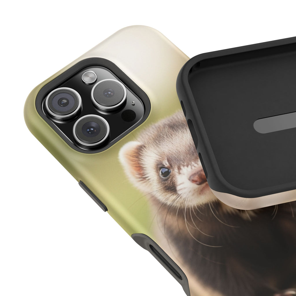 Cute Ferret Portrait Phone Case