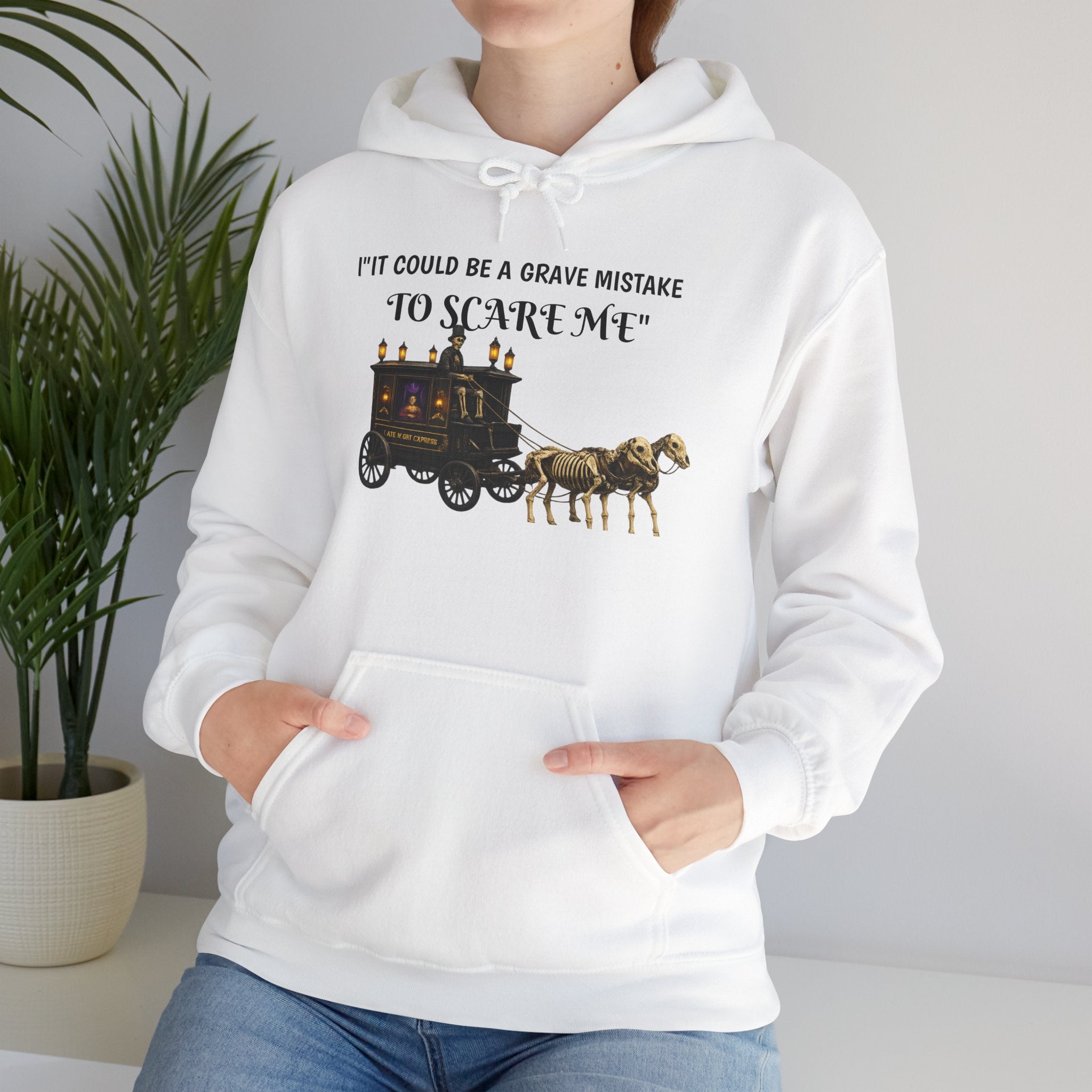 Too Scare Me/Unisex Heavy Blend™ Hooded Sweatshirt