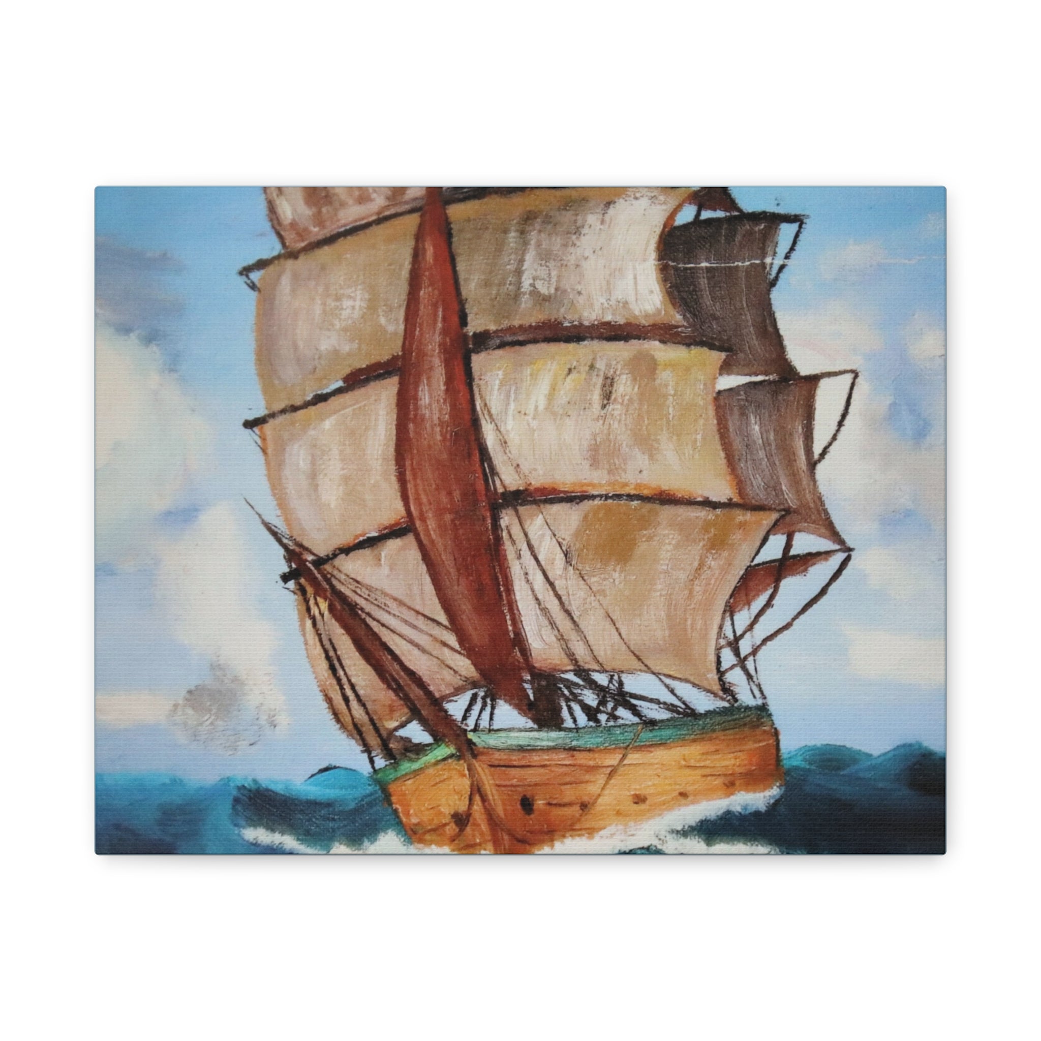 Vintage Sailing Ship Canvas