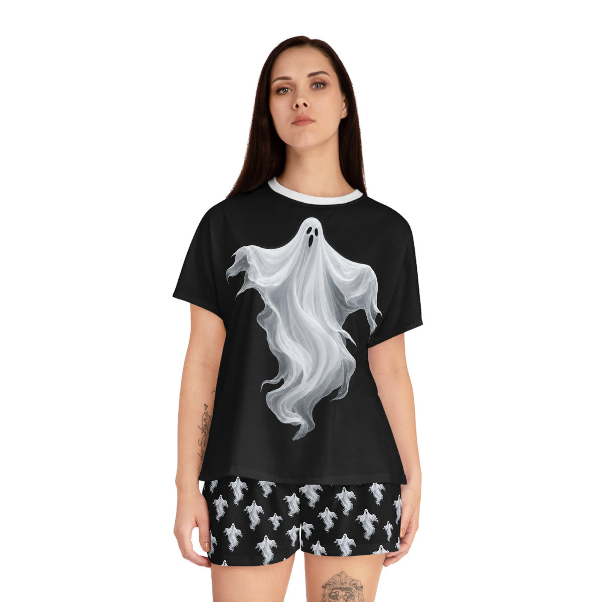 Floating Ghost Pajama Set | Women's Short Pajama Set