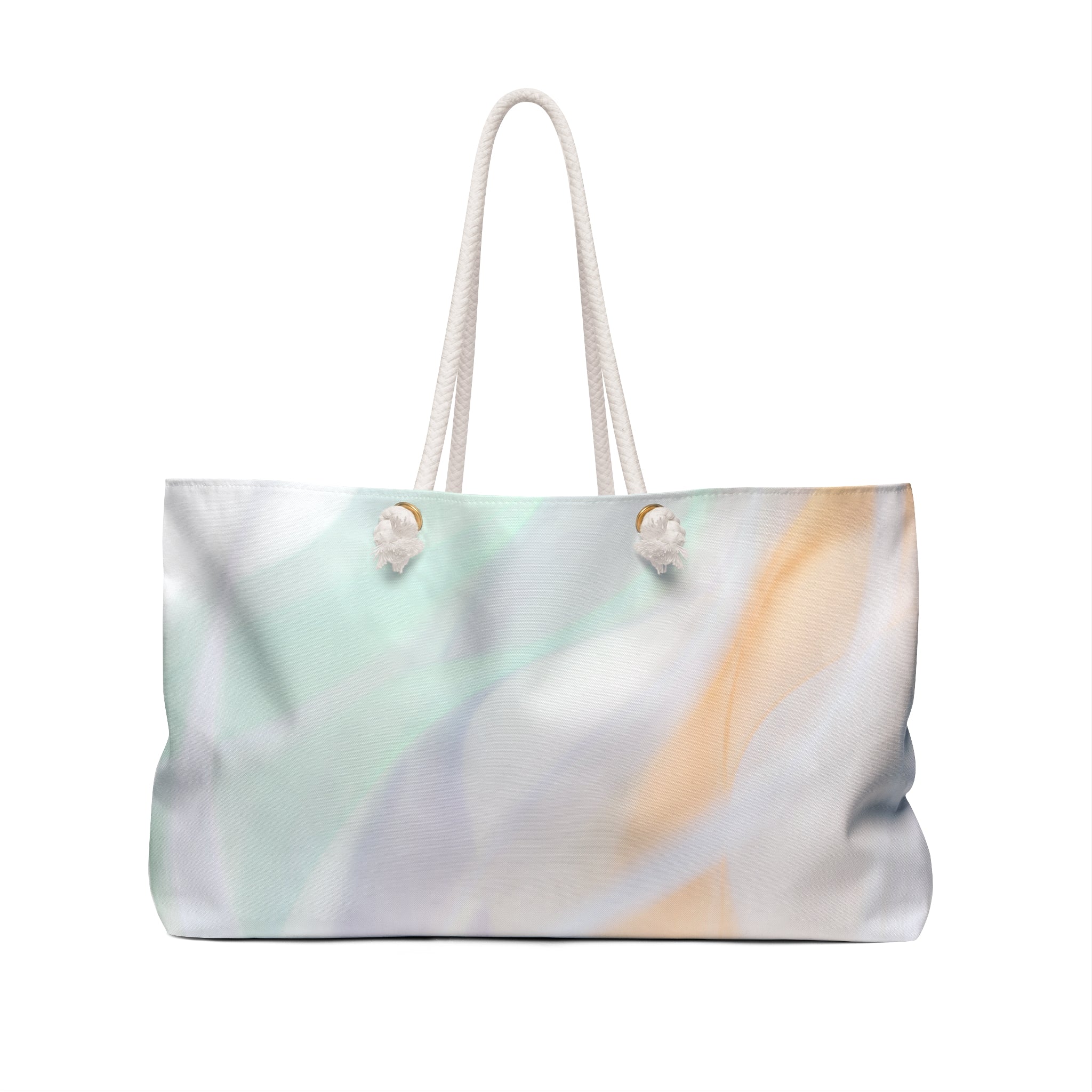 Weekender Bag/Pastel Marble Waves | Soft Abstract Travel Tote