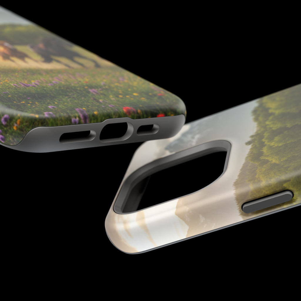Running Horses Phone Case | Magnetic Impact-Resistant Case