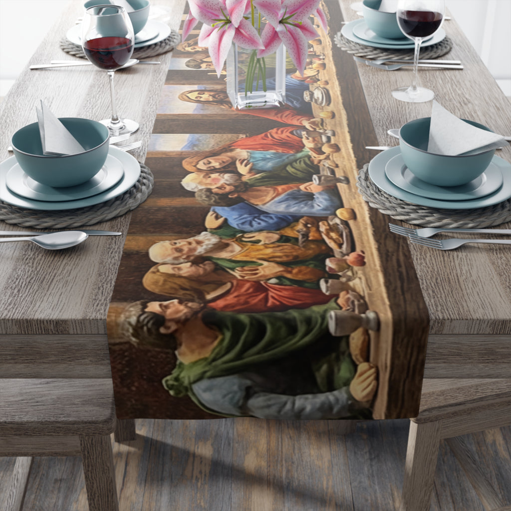 The Last Supper Table Runner | Religious Christian Dining Decor