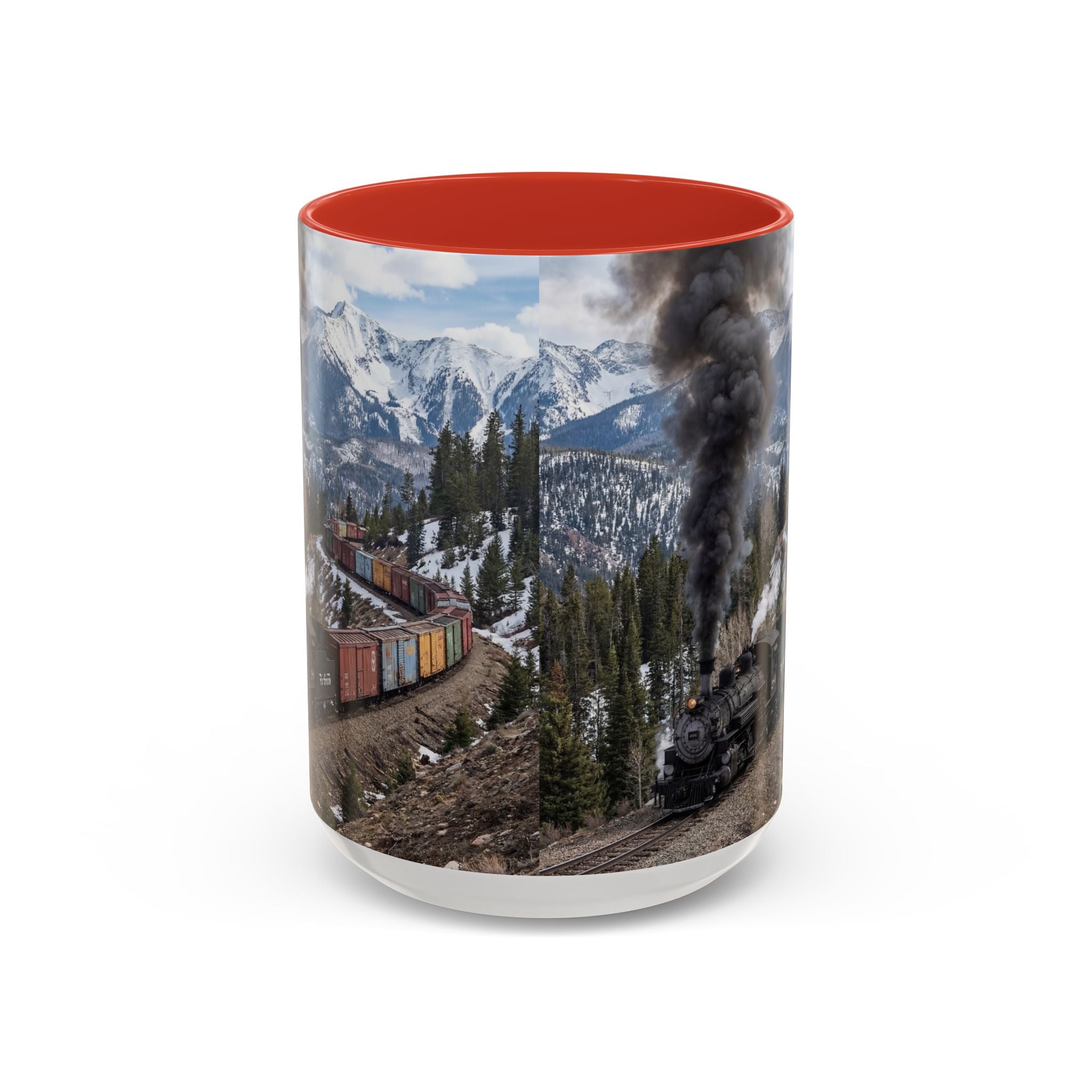 Accent Coffee Mug (11, 15oz)/Steam Train