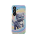 Gray Kitten Illustration Phone Case | Snap Case