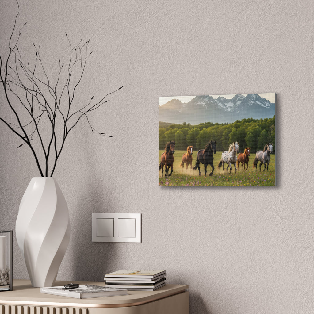 Wild Horses/Canvas Stretched, 0.75"