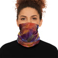 Abstract Floral Blur Neck Gaiter | Colorful Swirl Pattern