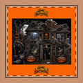 Halloween Haunted House Napkin — Poly Twill Dinner Napkin with 'Happy Halloween' Design