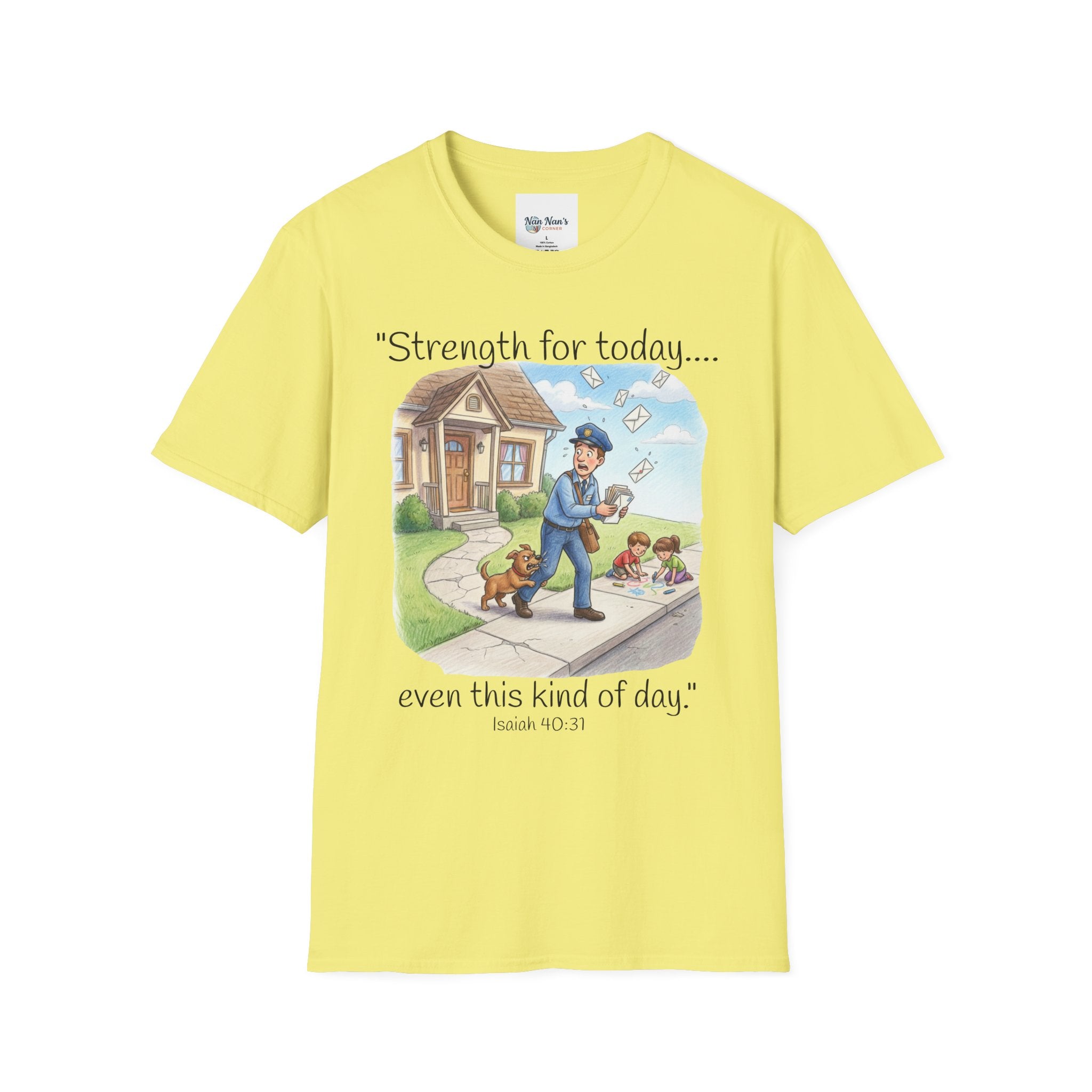 T-Shirt Postal Mail Carrier / Vintage Mailman Illustration Tee