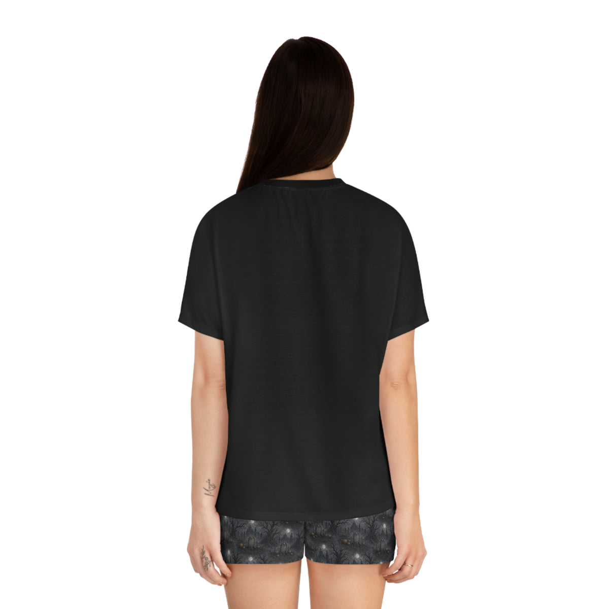 Rest in Darkness Tombstone Pajama Set | Halloween Sleepwear