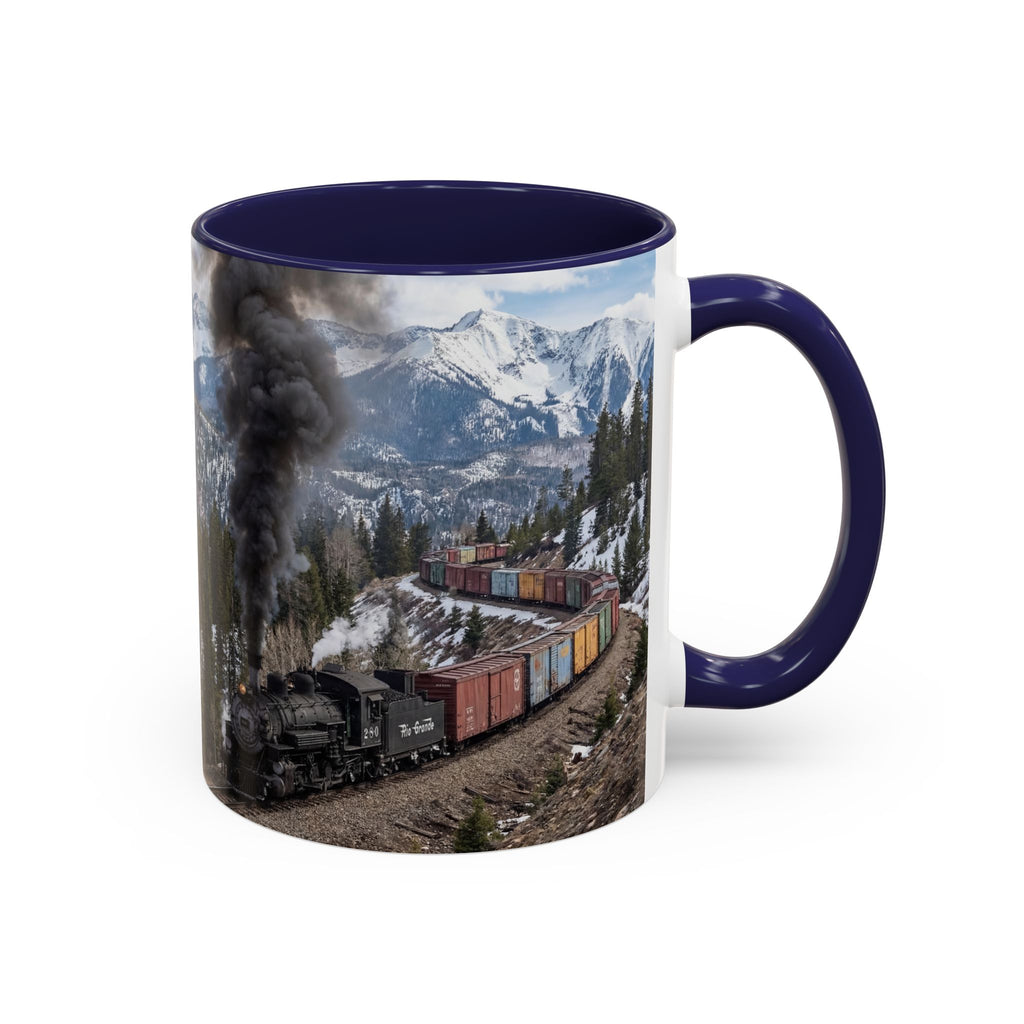 Accent Coffee Mug (11, 15oz)/Steam Train
