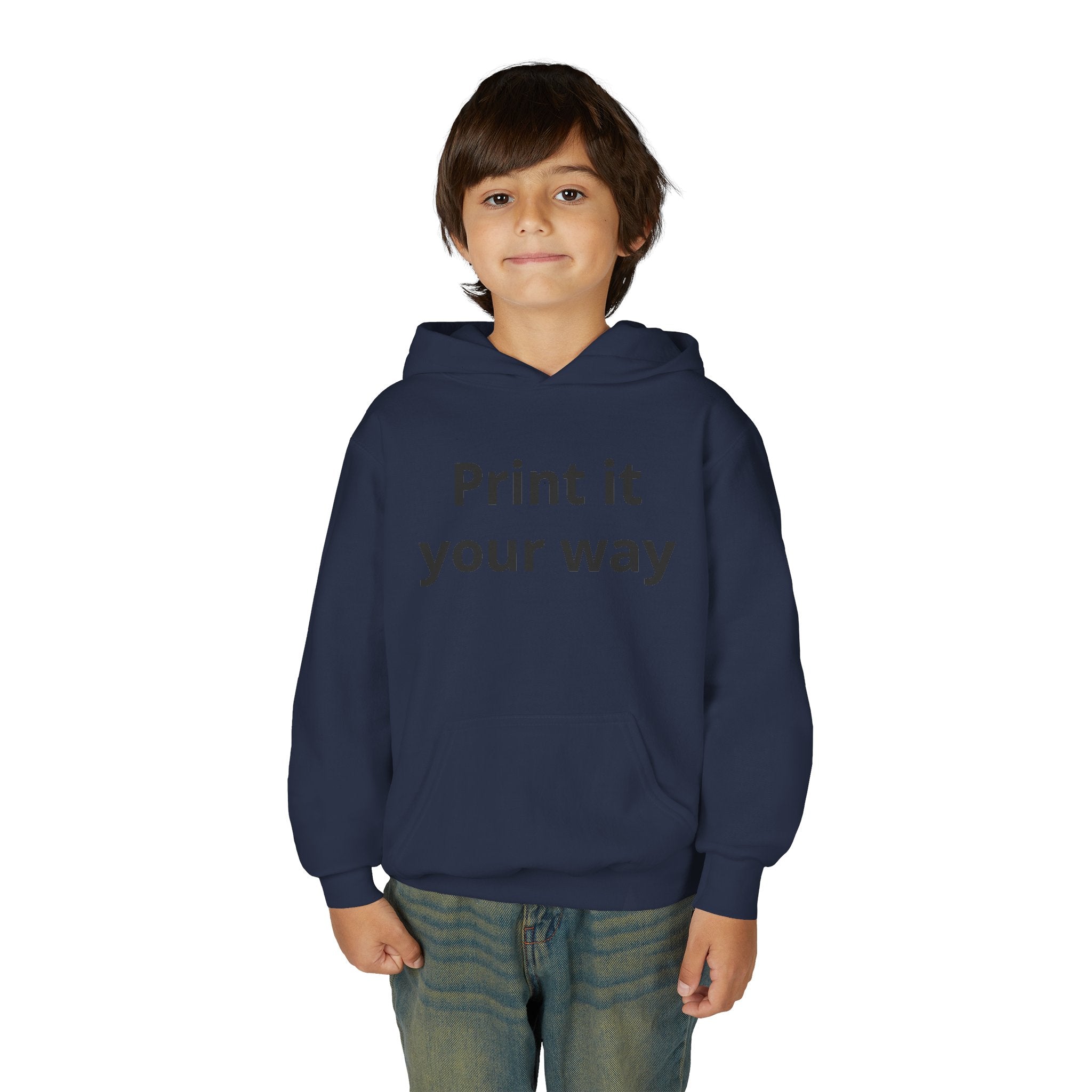 Hooded Sweatshirt Print It Your Way | Custom Youth Hoodie