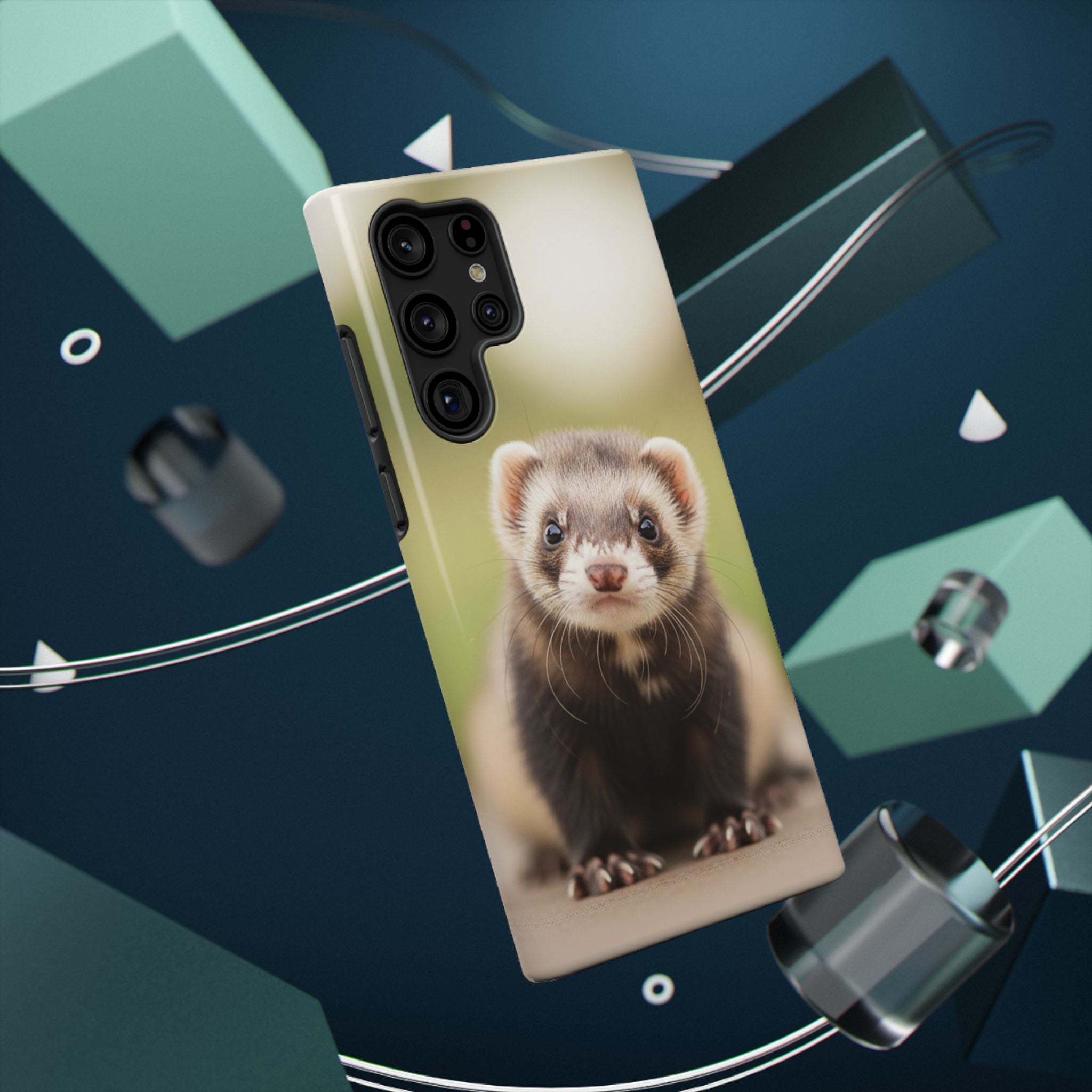 Cute Ferret Portrait Phone Case