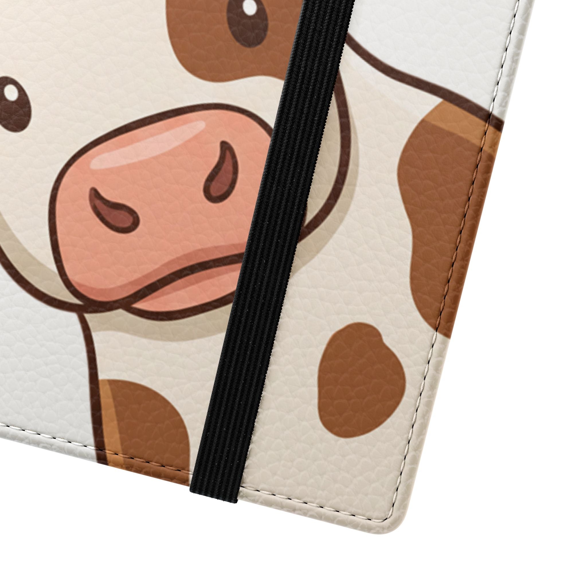 Cow & Hay Pattern Flip Case/ Cute Farm Animal Phone Wallet