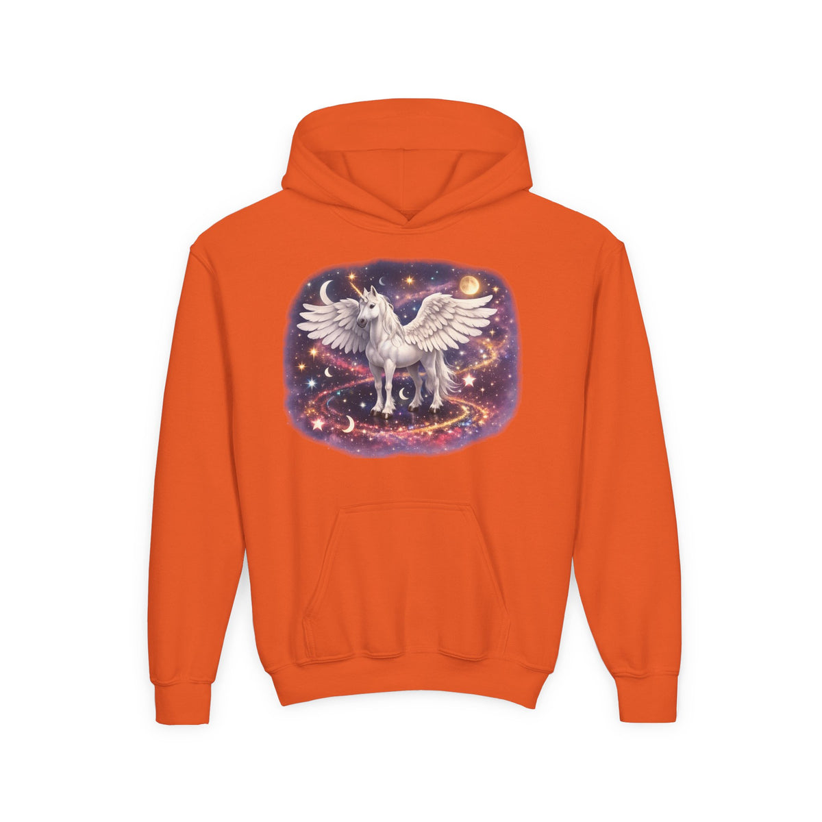 Little Girls With Dreams & Fantasies Kids Graphic Hoodie – Magical Heavy Blend Hooded Sweatshirt