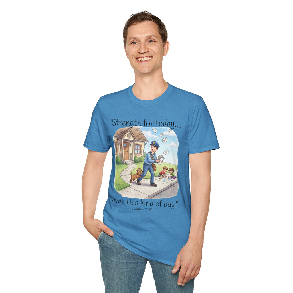 T-Shirt Postal Mail Carrier / Vintage Mailman Illustration Tee